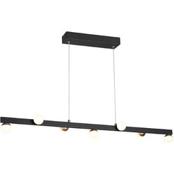 Sunlight CRONOS- Κρεμαστό Φωτιστικό Οροφής Πολύφωτο LED Μαύρο S900