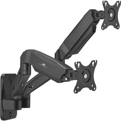 Maclean wall mount for two monitors, 17-32'' 9kg max, mechanical spring, MC-988