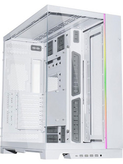 Lian Li O11 Dynamic Evo XL White Gaming Full Tower Κουτί Υπολογιστή RGB με Πλαϊνό Παράθυρο
