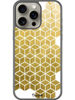 Gold Cubes Θήκη Κινητού Σχέδιο 50038 - iPhone, iPhone 15 Pro Max, Groove Case
