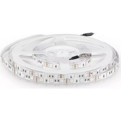 Ταινία LED V-TAC SMD 5050 RGB 5 μέτρα 12V IP20 7W 60 Leds 900 lumens/μέτρο 212120
