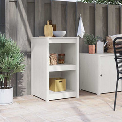 vidaXL Ντουλάπα Κουζίνας με ράφι MEPPEL Λευκό 55 x 55 x 92 cm