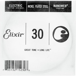 Elixir Nanoweb Χορδή Ηλεκτρικής Κιθάρας Nickel Plated Steel 30"