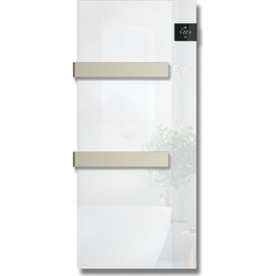 Radialight Silk White Ηλεκτρική Πετσετοκρεμάστρα 1000W Με Θερμοστάτη 11x40cm