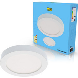 Στρογγυλό φωτιστικό οροφής 123led Dimmable, O 22cm (18W) | 3000-6000K | Επιτοίχια τοποθέτηση και εντοιχιζόμενο