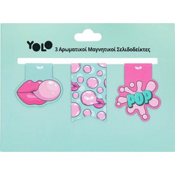 Yolo Αρωματικοί Μαγνητικοί Σελιδοδείκτες - Bubble Gum 90620