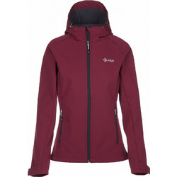 Kilpi Elia Γυναικείο Μπουφάν Χειμωνιάτικο Softshell Κοντό Μπορντό IL0027KI-DRD