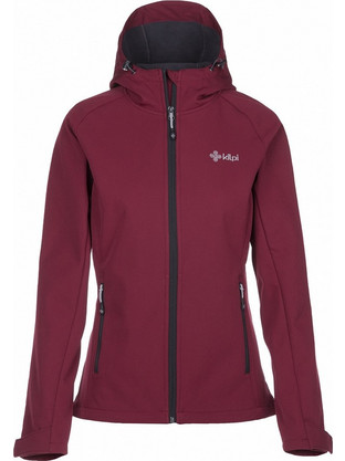 Kilpi Elia Γυναικείο Μπουφάν Χειμωνιάτικο Softshell Κοντό Μπορντό IL0027KI-DRD