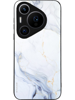 Sonique Marble Series Back Cover White 02 (Huawei Pura 70 Pro)