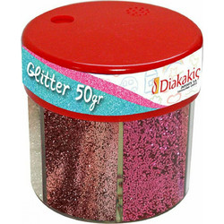 DIAKAKIS - GLITTER ΣΚΟΝΗ 6ΧΡΩΜ ΠΑΛ 50gr THE LITTLIES