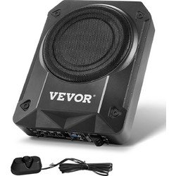 Vevor YL-813 Αυτοενισχυόμενο Subwoofer Αυτοκινήτου 8" 400W RMS με Κούτα