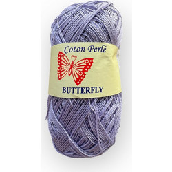 coton perle butterfly ART 90 petalouda λιλα ανοιχτο