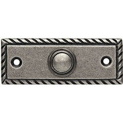 Roline K397 Κουδούνι από Ορείχαλκο Old Silver 80x30mm