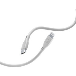 Cellular Line Soft Cable USB-C to Lightning Cable 1.2m Grey USBDATASOFTC2LMFID