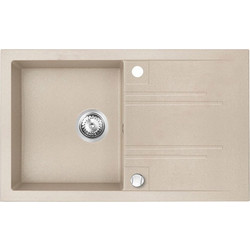 FERRO DRGM48/78SA Νεροχύτης Inox Αντιστρεφόμενος Μπεζ 78x48cm
