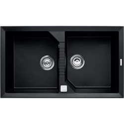 Elleci Tekno 450 Ένθετος Νεροχύτης Γρανίτη Αντιστρεφόμενος Ghisa 86x50cm