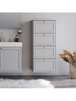 Στήλη STELLA Γκρι 54 MDF 18mm Λάκα 3CSTE054GRM κρεμαστή