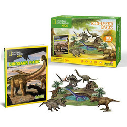 Puzzle CubicFun National Geographic Kids Dinosaur Park 3D 43 Κομμάτια