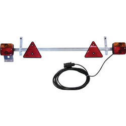 Carpoint Τηλεσκοπική Μπάρα Τρέιλερ με Βίδες 12V 140x210cm 1τμχ (0404100)