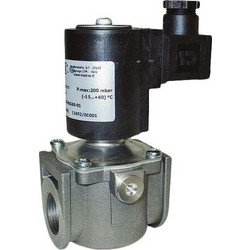 Madas Ηλεκτροβάνα Αερίου Αλουμινίου Δίοδη 1/2 200mbar Normally Closed Αυτόματη Επαναφορά ON-OFF (Μανδάλωσης) 65.09.07.01
