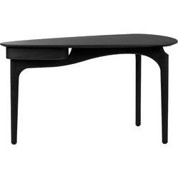 Γραφείο Duende 5117 130x67.1x74cm Black Oak Black Umage