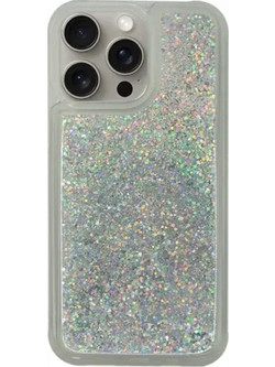 Vivid Liquid Glitter Case Apple iPhone 15 Pro Max Silver - (CS-FSHN GLT 2-2403005)