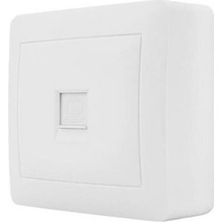 REDPOINT | 28746 ΠΡΙΖΑ ΔΕΔΟΜΕΝΩΝ RJ45 CAT6 ΕΞΩΤΕΡΙΚΗ IP20 KARIN ΛΕΥΚΗ