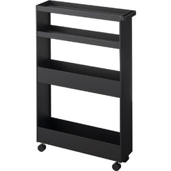 Yamazaki Τρόλεϊ Οργάνωσης Μεταλλικό Μαύρο Tower 48x13x80.5