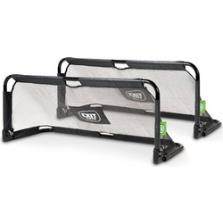 EXIT - Panna Foldable Steel Football Goal 150x60cm (set of 2) - Black (41.01.20.00)