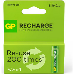 Gp Recyko AAA 650mAh 4τμχ