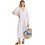 Funky Buddha Midi Καθημερινό Φόρεμα Λευκό FBL011-109-13