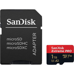 Sandisk Extreme Pro microSDXC 1TB Class 10 U3 V30 UHS-I A2 + Adapter
