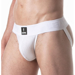 Leader Sports Mesh Jockstrap White
