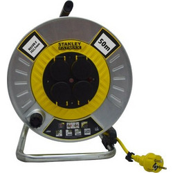 Stanley SXECFM2RCXE Μπαλαντέζα Καρούλι Μεταλλικό IP44 50m H05VV-F-3G2,5mm