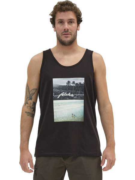 EMERSON MEN'S TANK TOP 211.EM37.51 BLACK