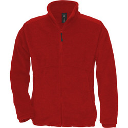 B & C Icewalker Outdoor Ανδρική Ζακέτα Fleece Red FU705