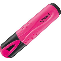 Maped Fluo Pep's Classic Μαρκαδόρος Υπογράμμισης 5mm Ροζ, 1τμχ