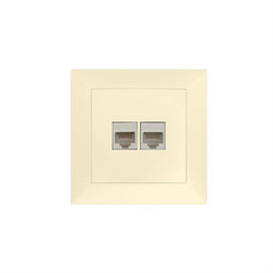 ΠΡΙΖΑ DATA ΔΙΠΛΗ RJ45+RJ45 CAT6 ΠΛΗΡΗΣ ΜΠΕΖ VALUE ADELEQ - 15-02002