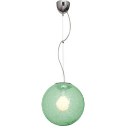 Home Lighting Crakele Κρεμαστό Φωτιστικό Οροφής Μονόφωτο Πράσινο Φ30cm 77-1895