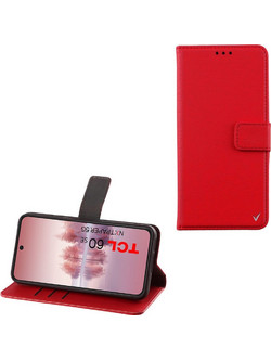 Volte-Tel Allure Magnet Book Stand Clip 6.7in Θήκη Κόκκινο (TCL 60/ 60 SE NXTPAPER/ 60R)