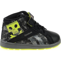 Reebok Planes Court MID Παιδικά Sneakers Μποτάκια Μαύρα V62873