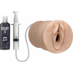 Doc Johnson Squirt It Squirting Stroker Pocket Pussy Αυνανιστήρι Flesh