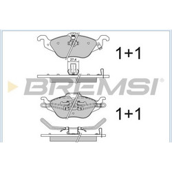 ΔΙΣΚΟΦΡΕΝΑ ZTEC+ OPEL ΕΜΠΡ.BP230630