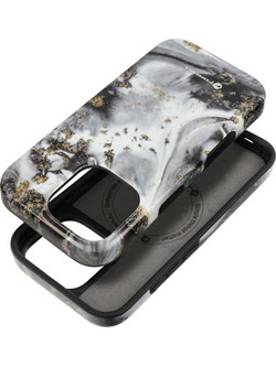Forcell F-Protect Mirage - Θήκη με Υποστήριξη MagSafe για Apple iPhone 15 σε Ασημί Xρώμα
