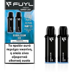 Bubblegum Ice Fuyl Disposable Prefilled Pods 20mg 850 Puffs (2pcs) - Dinner Lady