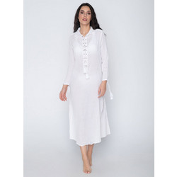 Luna Mia Midi Καθημερινό Φόρεμα Λευκό 93912