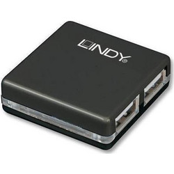 Lindy 42742 USB Hub 2.0 USB-A με 4 Θύρες USB-A