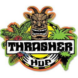 HUF X THRASHER STICKER