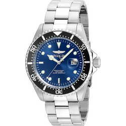 Invicta Pro Diver Ανδρικό Ρολόι με Ασημί Μεταλλικό Μπρασελέ 22054