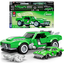 Τουβλάκια Hot Wheels: Speed Series Brick Shop - Camaro My Chevrolet Custom '68 Camaro Vehicle JFT16 10 Ετών+ 289 Κομμάτια Green Mattel